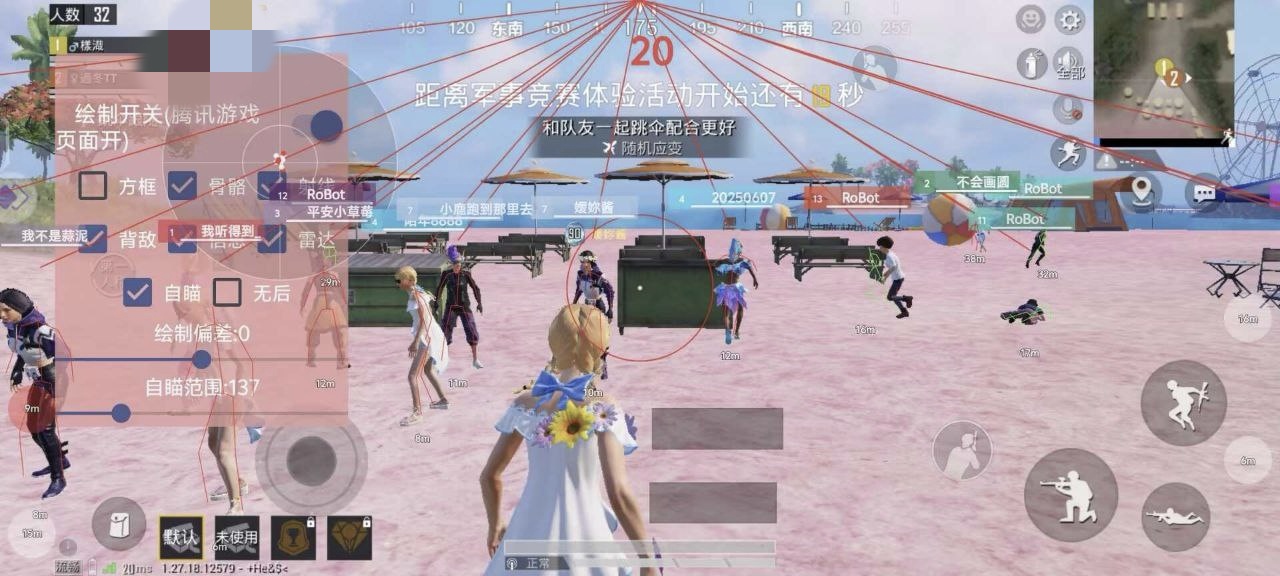 和平精英《敖光》辅助